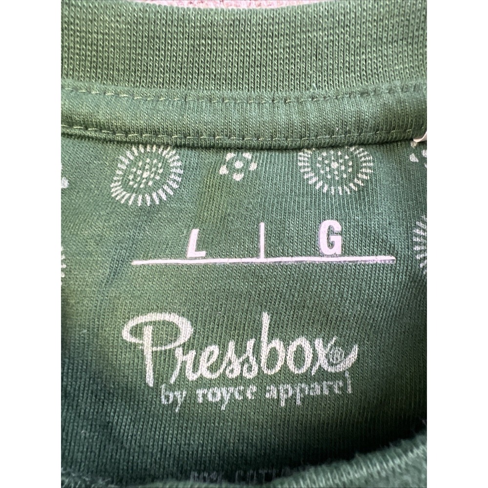 PressBox Michigan State T Shirt Women's L Green Embroidered Short Sleeve Summer - Picture 5 of 10